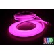 Светодиодный гибкий неон 12V, LED NEON - 17x9мм, цвет свечения - розовый
